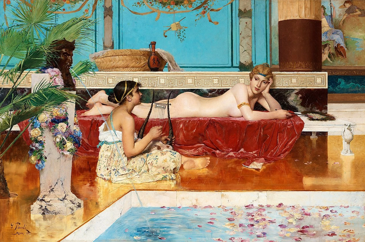 Terme romane, 1882 circa
